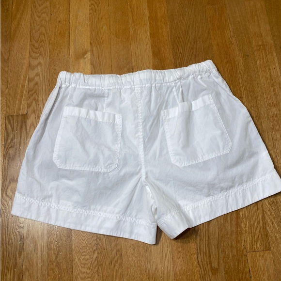 🎉LAST CALL🎉 Vince White Cotton Elastic Drawstring Shorts L - Picture 7 of 11